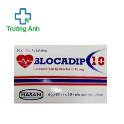 Blocadip 10 Hasan - Thuốc điều trị tăng huyết áp hiệu quả