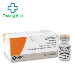 Bridion Inj 100mg/ml (lọ 2ml) - Thuốc hóa giải phong bế thần kinh cơ của Hà Lan