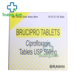 Brucipro Tablets - Thuốc điều trị nhiễm khuẩn hô hấp của Ấn Độ