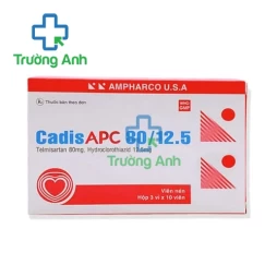 CadisAPC 80/12.5 Ampharco USA - Thuốc điều trị tăng huyết áp