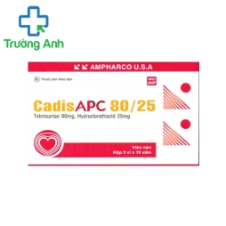 CADISAPC 80/25 - Thuốc điều trị tăng huyết áp hiệu quả