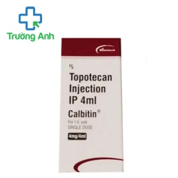 Calbitin 4mg/4ml (topotecan) - Thuốc điều trị biểu mô buồng trứng