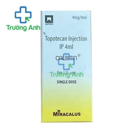 Calbitin 4mg/4ml (topotecan) - Thuốc điều trị biểu mô buồng trứng