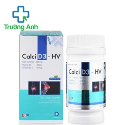 Calci D3 - HV USP (lọ) - Bổ sung canxi hiệu quả cho cơ thể
