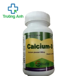 Calcium-D S.Pharm (200 viên) - Bổ sung calci và vitamin D cho cơ thể