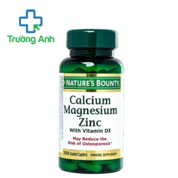Calcium Magnesium ZinC with Vitamin D3 Nature's Bounty giúp xương chắc khỏe