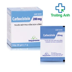 Carbocistein 200mg - Hỗ trợ điều trị rối loạn hô hấp của Imexpharm