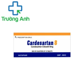 Cardesartan 8 - Thuốc điều trị tăng huyết áp hiệu quả của Hataphar