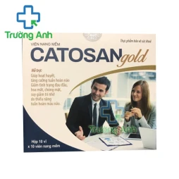 Catosan Gold Santex - Hỗ trợ hoạt huyết, tăng cường tuần hoàn não hiệu quả