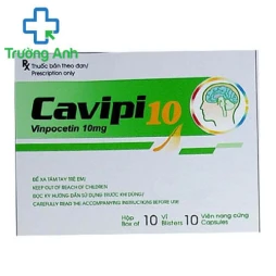 Cavipi 10 - Thuốc điều trị rối loạn tuần hoàn máu não hiệu quả