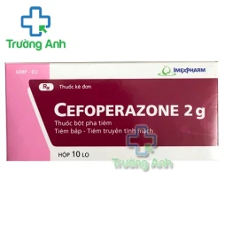 Cefoperazone 2g Imexpharm - Thuốc điều trị nhiễm trùng hiệu quả