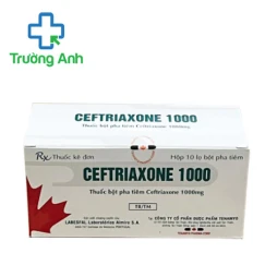 Ceftriaxone 1000 Tenamyd - Thuốc điều trị nhiễm khuẩn hiệu quả