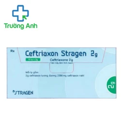 Ceftriaxon Stragen 2g - Thuốc điều trị nhiễm khuẩn hiệu quả