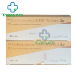 Ceftriaxone LDP Torlan 1g - Thuốc điều trị nhiễm khuẩn hiệu quả