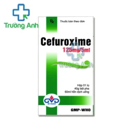 Cefuroxime 125mg/ 5ml MD Pharco (lọ bột) - Thuốc điều trị nhiễm khuẩn hiệu quả