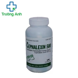 Cephalexin 500mg VPC (200 viên) - Thuốc kháng sinh điều trị nhiễm khuẩn hiệu quả