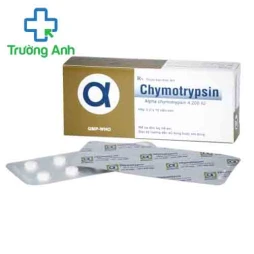 α-Chymotrypsin 4200IU Bidiphar (Alpha-Chymotrypsin) - Thuốc trị phù nề sau chấn thương