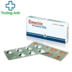 Cinnarizin 25mg DPHN - Thuốc chống xay tầu xe hiệu quả