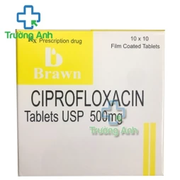 Ciprofloxacin Tablets Brawn - Thuốc điều trị nhiễm khuẩn hiệu quả