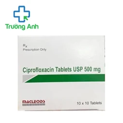 Ciprofloxacin Tablets USP 500mg Macleods - Thuốc điều trị nhiễm khuẩn hiệu quả