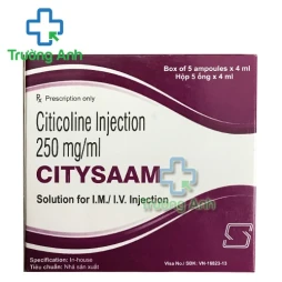 Citysaam 1g/4ml - Thuốc điều trị tổn thương ở não hiệu quả của Ấn Độ