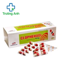 Clophehadi 4mg Hadiphar - Thuốc điều trị viêm mũi dị ứng hiệu quả