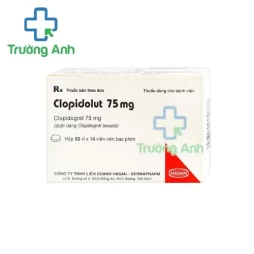 Clopidolut 75mg - Thuốc phòng ngừa xơ vữa động mạch