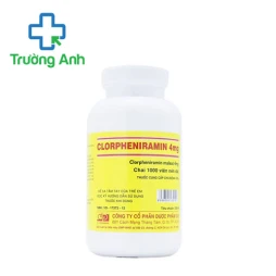 Clorpheniramin 4mg F.T.Pharma (1000 viên) - Thuốc điều trị viêm mũi dị ứng hiệu quả