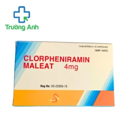 Clorpheniramin maleat 4mg Quapharco - Thuốc điều trị viêm mũi dị ứng