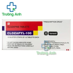 Clozapyl 100mg Torr - Thuốc điều trị tâm thần phân liệt hiệu quả