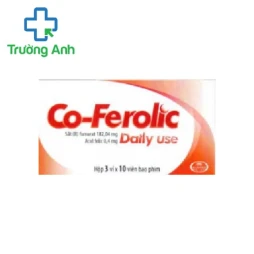 Co-Ferolic Daily use FCT Glomed - Bổ sung Sắt và Acid Folic