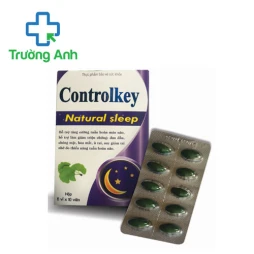 Controlkey Natural Sleep Viheco - Hỗ trợ tăng cường tuần hoàn máu não hiệu quả