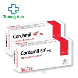 Cordamil 40mg Helcor - Thuốc điều trị đau thắt ngực hiệu quả