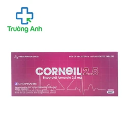 Corneil 2.5 - Thuốc điều trị tăng huyết áp hiệu quả của Davipharm