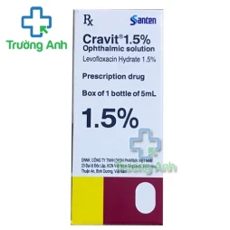 Cravit 1.5% 5ml - Thuốc nhỏ mắt