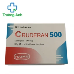 Cruderan 500 Hasan - Thuốc điều trị quá tải sắt hiệu quả
