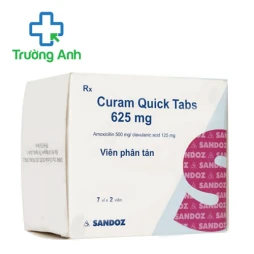 Curam Quicktabs 625mg Sandoz - Thuốc điều trị nhiễm khuẩn hiệu quả
