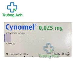 Cynomel 0.025mg Sanofi - Thuốc điều trị chứng suy giáp hiệu quả