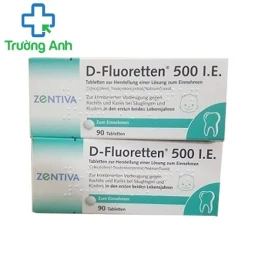 Fluoretten 0,25mg Zentiva - Giúp ngăn ngừa sâu răng ở trẻ em