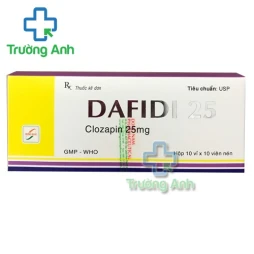 Dafidi 25 - Thuốc điều trị tâm thần phân liệt kháng trị hiệu quả của DN Pharma