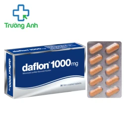 Daflon 1000mg - Thuốc điều trị bệnh trĩ hiệu quả