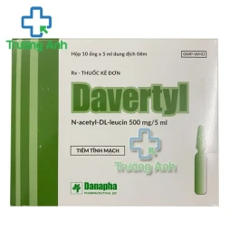 Davertyl 500mg/5ml Danapha - Thuốc điều trị triệu chứng chóng mặt hiệu quả