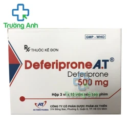 Deferiprone A.T 500mg - Thuốc điều trị thiếu máu tan huyết hiệu quả