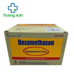 Dexamethason 0,5mg Medipharco - Thuốc kháng viêm hiệu quả