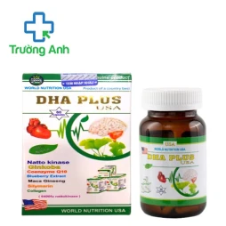 DHA Plus USA - Hỗ trợ tăng cường tuần hoàn máu não