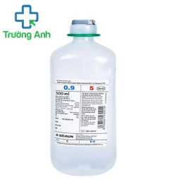 Dịch truyền tĩnh mạch Natri clorid 0,9% và Glucose 5% B.Braun -  Giúp bổ sung nước