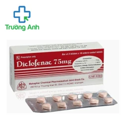 Diclofenac 75mg Mekophar - Thuốc giảm đau kháng viêm hiệu quả