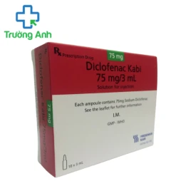 Diclofenac Kabi 75mg/3ml - Thuốc điều trị viêm khớp mạn, thoái hóa khớp