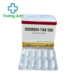 Dixirein Tab 500 Hataphar - Thuốc điều trị rối loạn dịch tiết phế quản