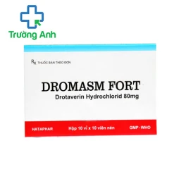 Dromasm fort - Thuốc điều trị chứng co thắt dạ dày - ruột của Hataphar